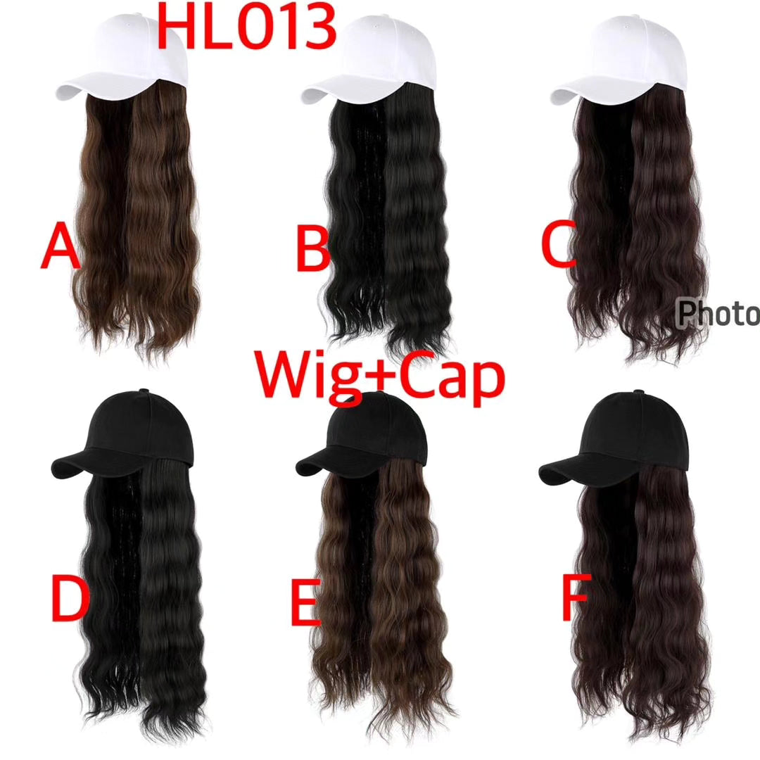 Wig and cap attached