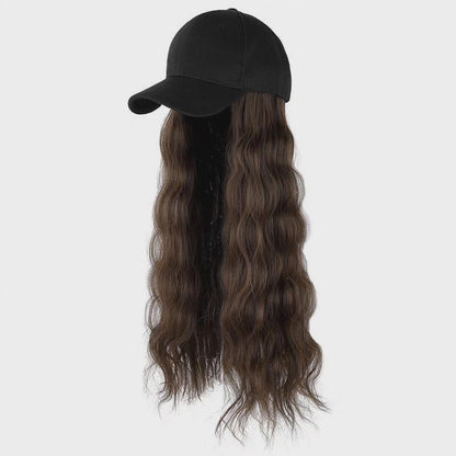 Wig and cap attached