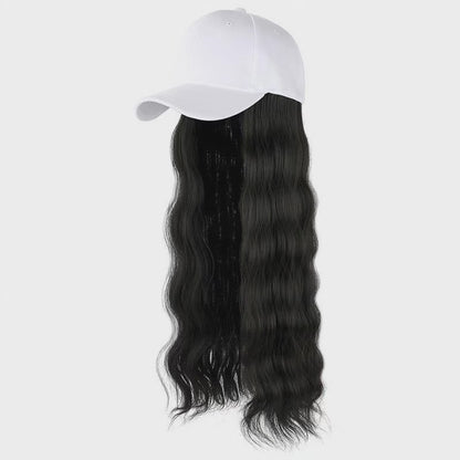 Wig and cap attached