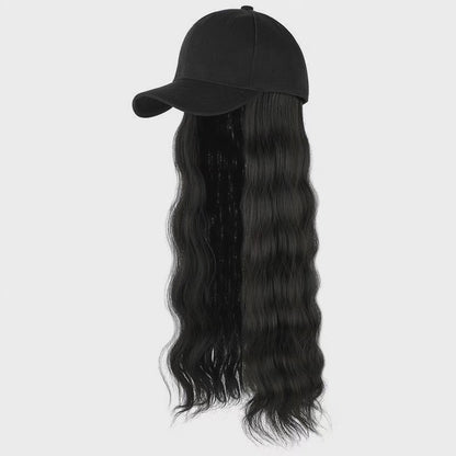Wig and cap attached