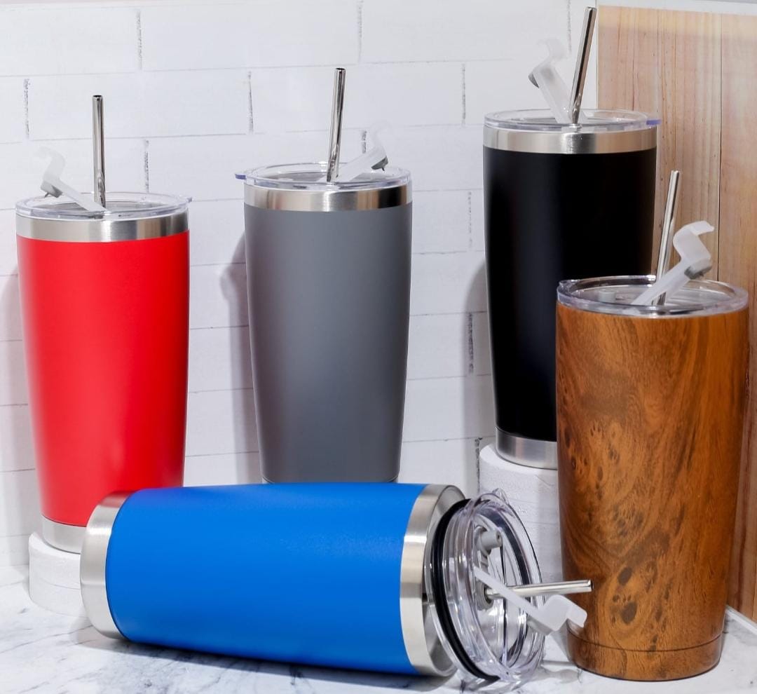 Portable Reusable Tumbler with Leak Proof Lid