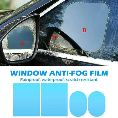 4pcs Car Window Anti For Rainproof Window Protective Film