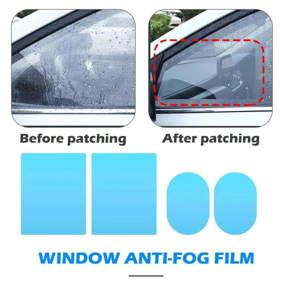 4pcs Car Window Anti For Rainproof Window Protective Film