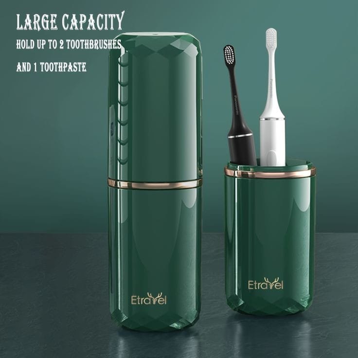 Travel toothbrush holder