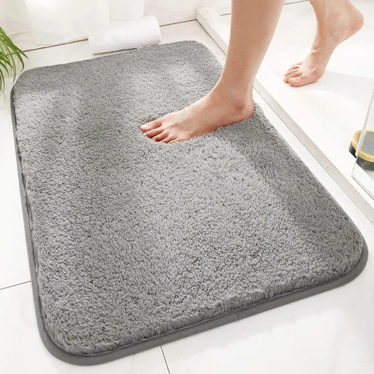 Bathroom door mat