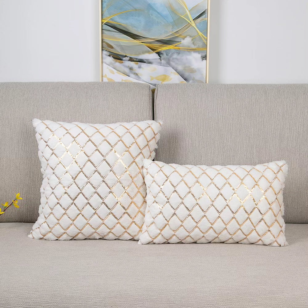 Pillow Cover/Golden Cushion Cover