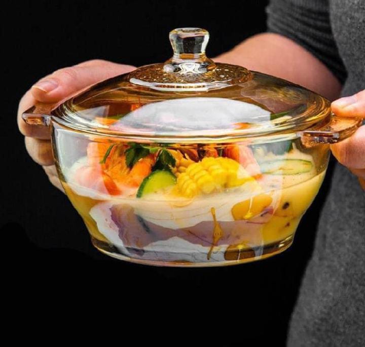 1000ml Casserole Glass Bowl