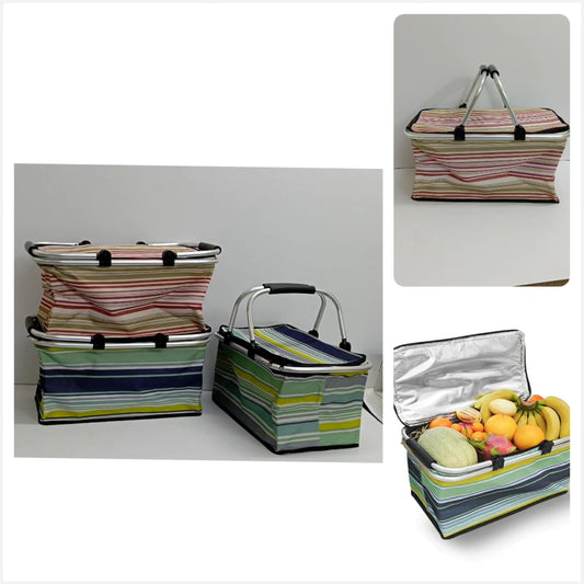 Foldable Coloured Insulated Picnic Storage Bag