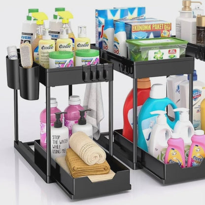 Under the sink organizer 2 tier Multipurpose organizer