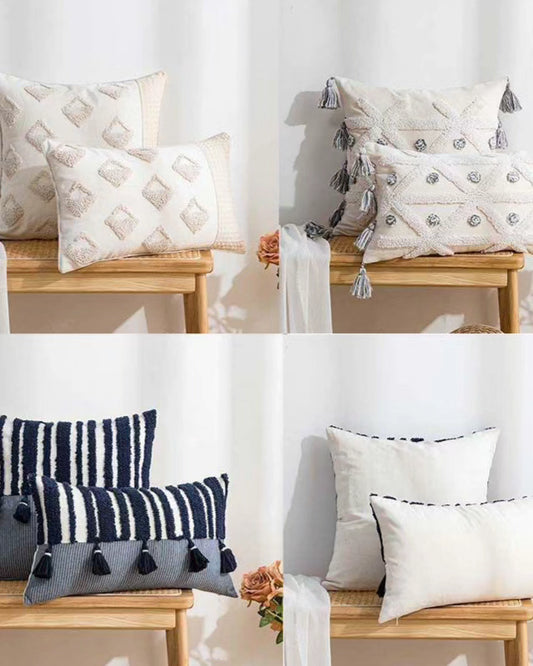 Tassels Style Pillow Covers