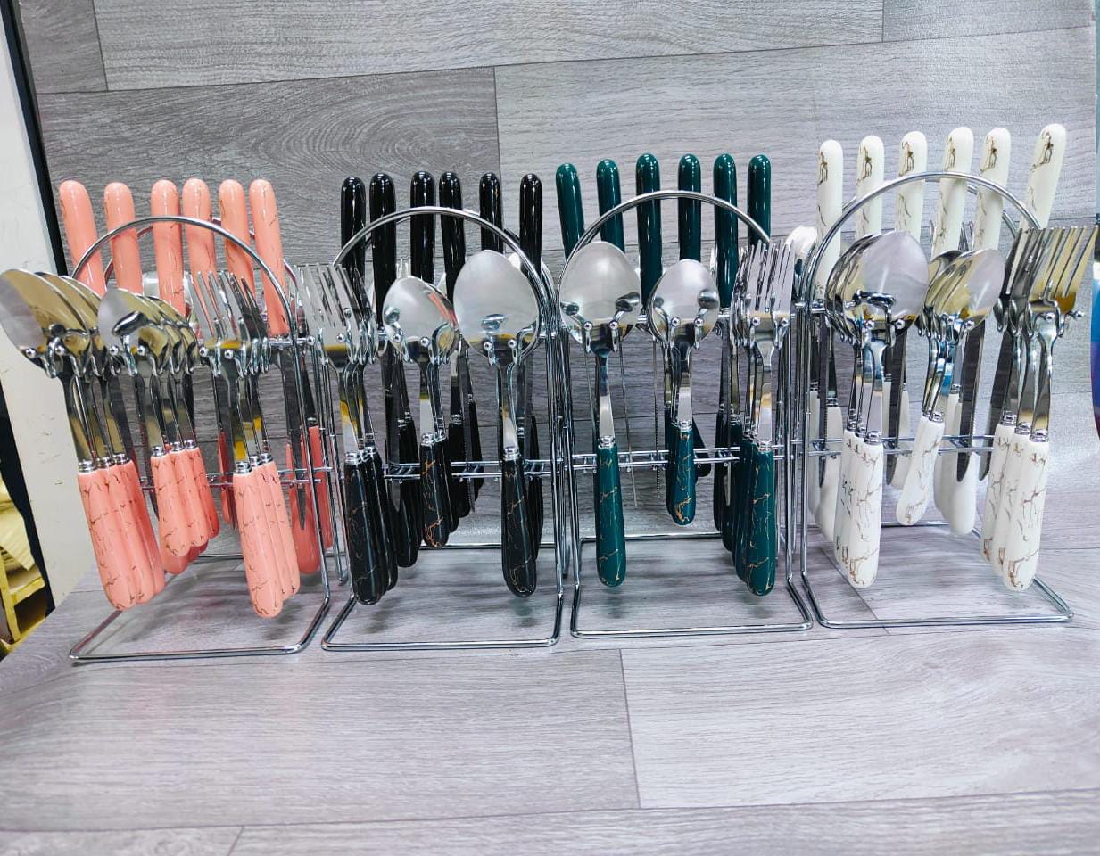 Silver cutlery sets