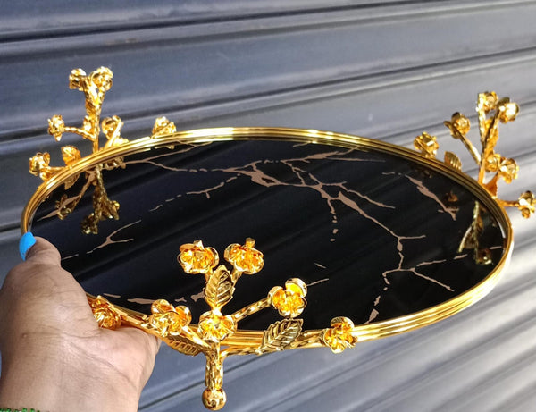 Marble Black Storage and Décor Tray