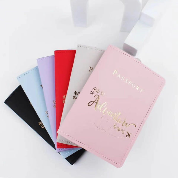 Trendy PU Leather Passport Cover/Holder