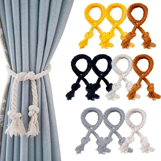 2pcs Curtain Tiebacks Rope