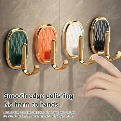 Punch Free Multifuntional Wall Hooks 5pcs Set