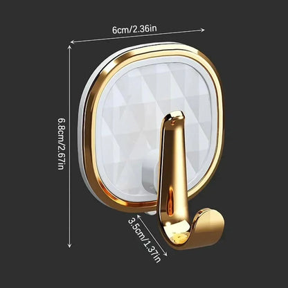 Punch Free Multifuntional Wall Hooks 5pcs Set