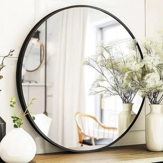 Contemporary round mirror