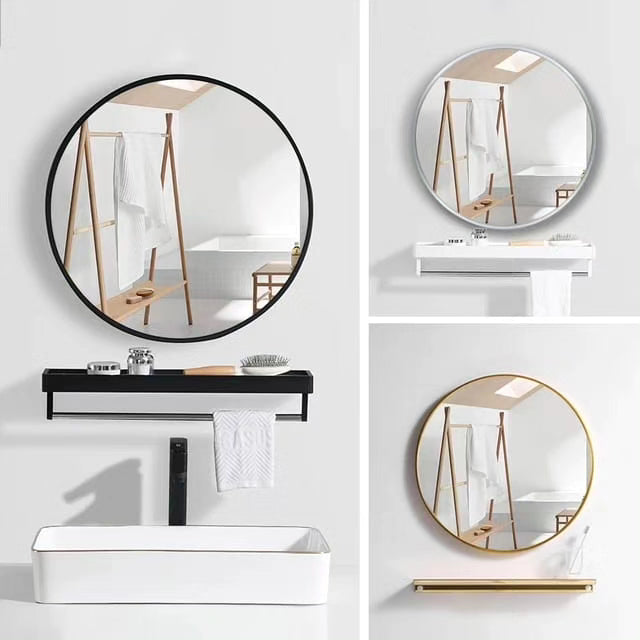 Contemporary round mirror