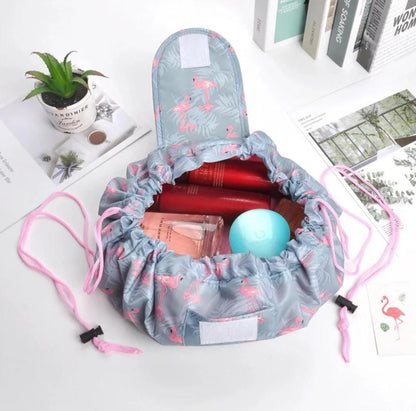 Drawstring make up bag