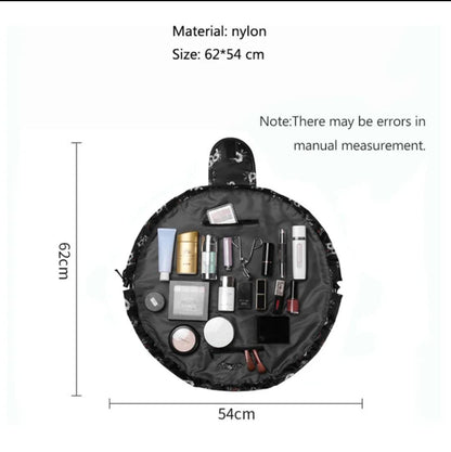 Drawstring make up bag