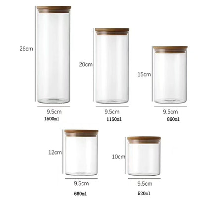 5pcs Storage jars
