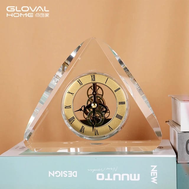 Crystal Desk Clock BlackNov