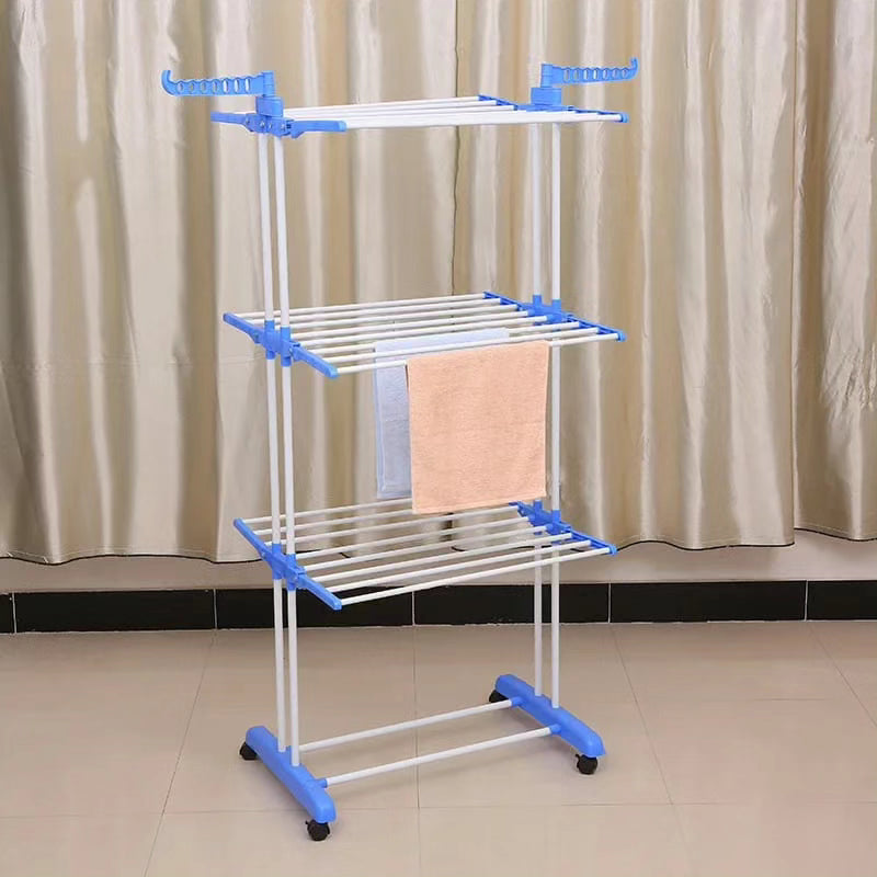 4 Tier Foldable Clothes Drying Rack Stand