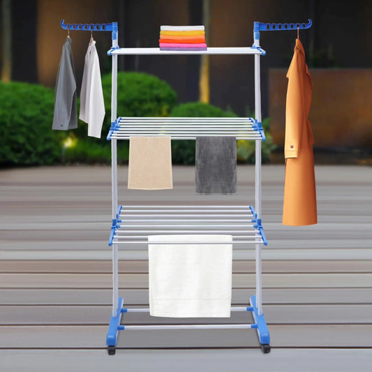 4 Tier Foldable Clothes Drying Rack Stand