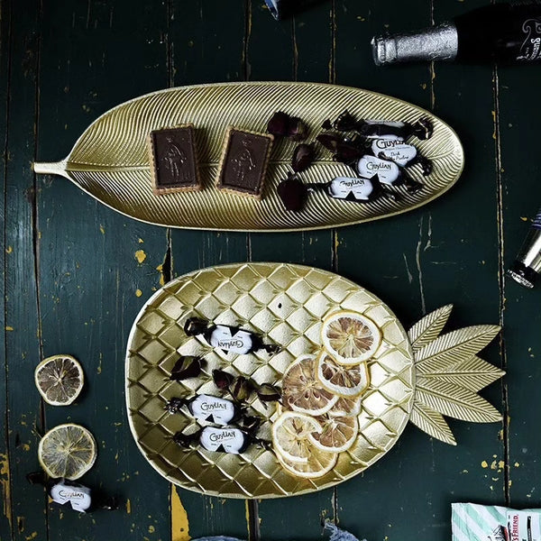 Pineapple Shaped Charger Plate / Dessert Plate