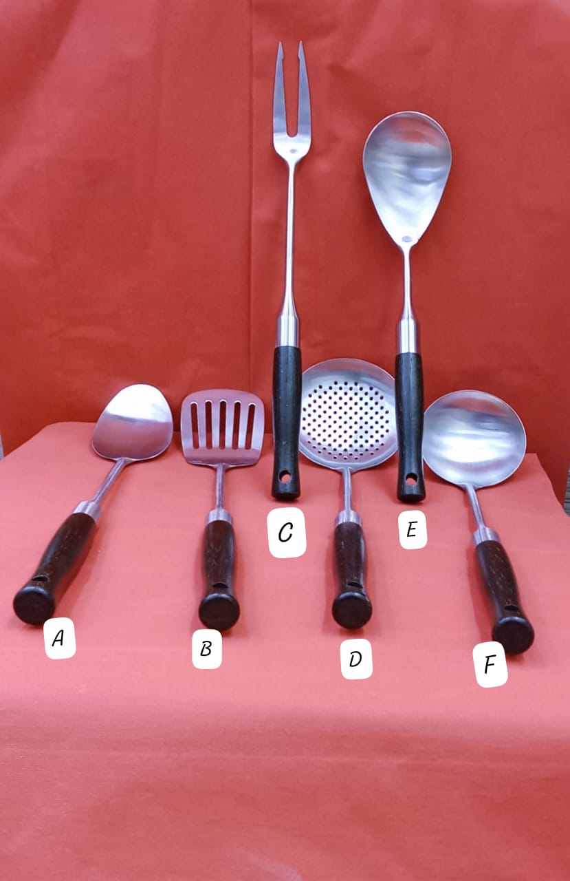 Heavy gauge serving spoons