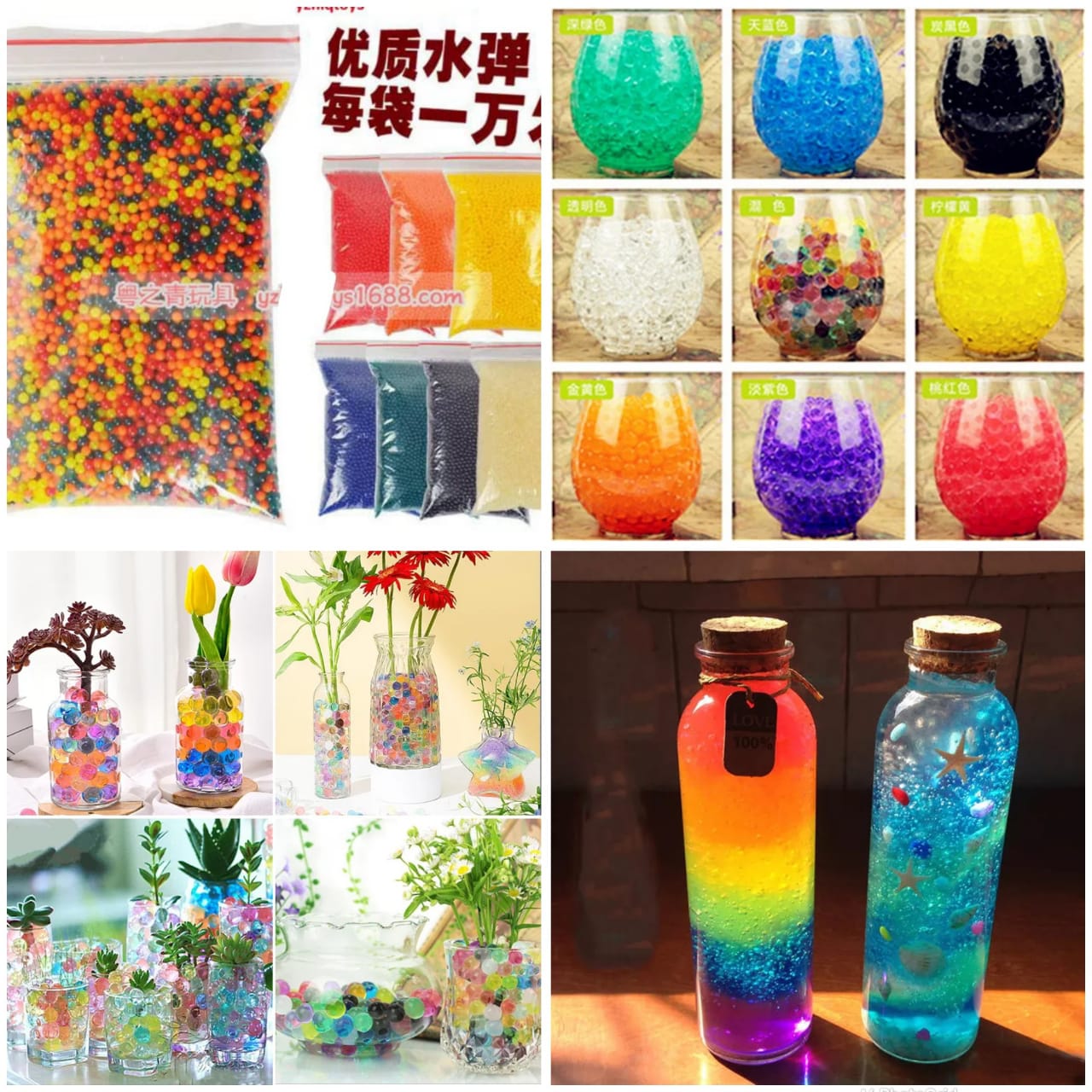 Hydrogel Beads Decor Balls