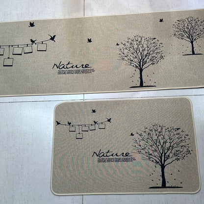 2pc Absorbent Kitchen Mat