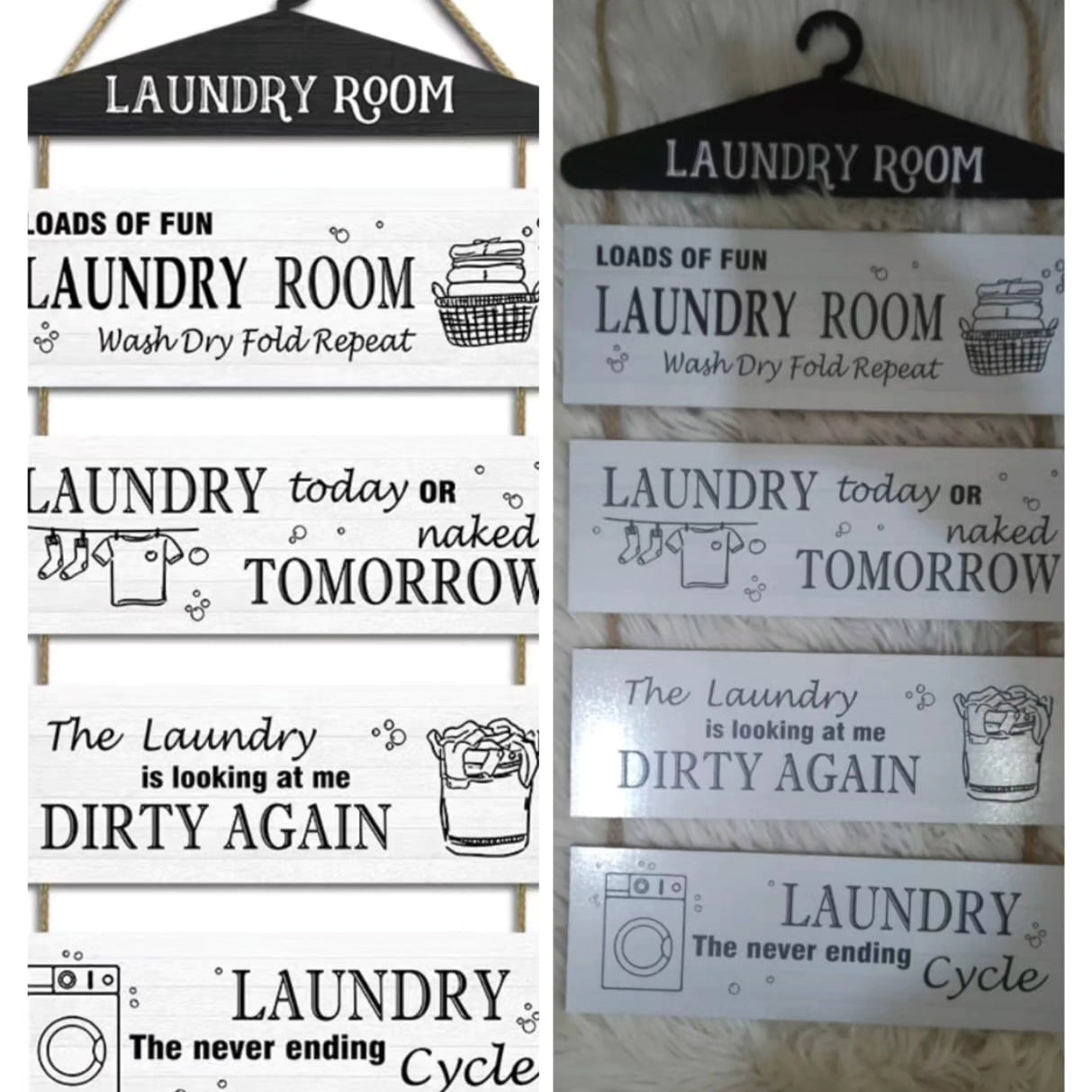 Wooden house rules decor