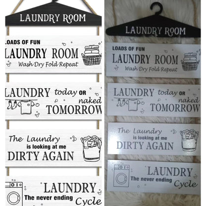 Wooden house rules decor