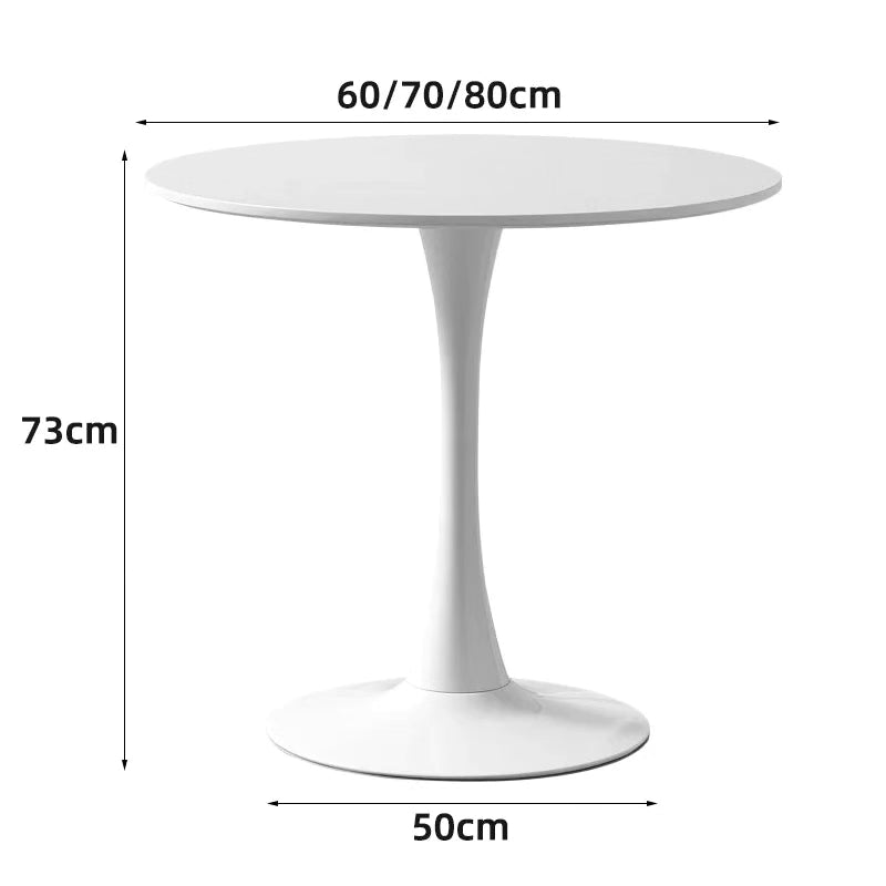 Round wooden Top Cocktail Table .