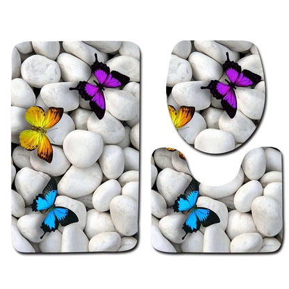 3D Bathroom Toilet Mats