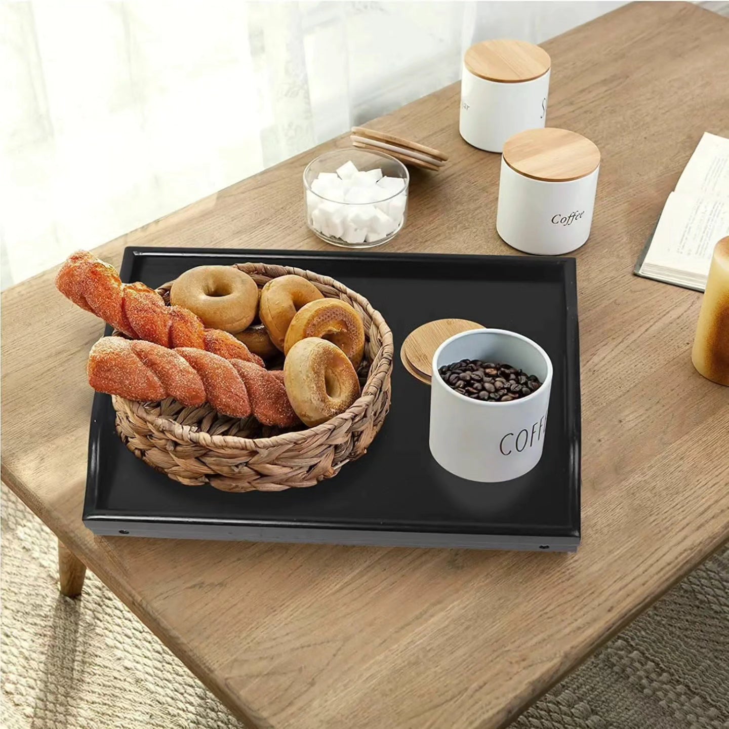 Foldable Breakfast in Bed Tray BlackNov