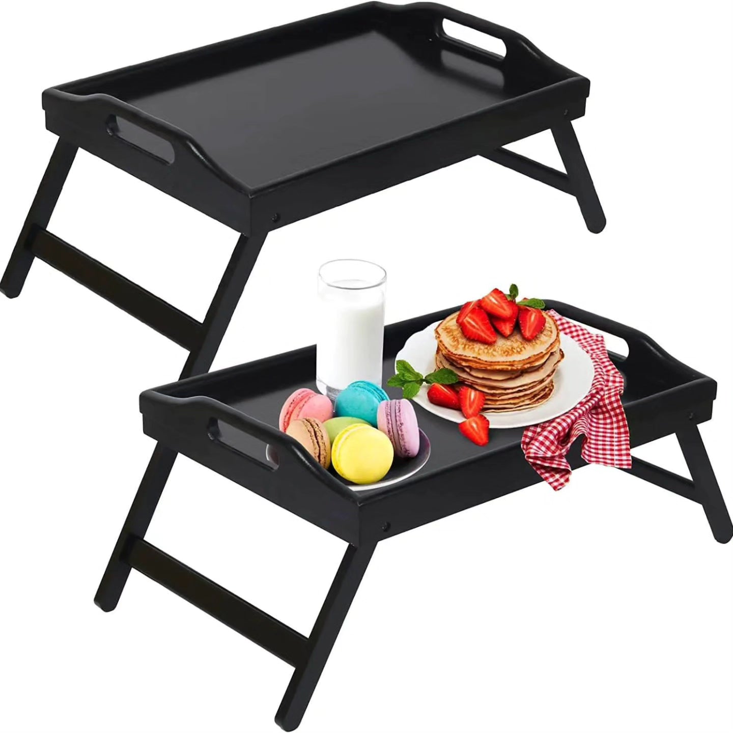 Foldable Breakfast in Bed Tray BlackNov