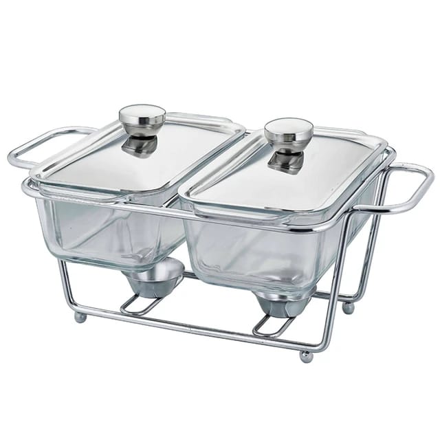 2Pc Rectangular chaffing dishes