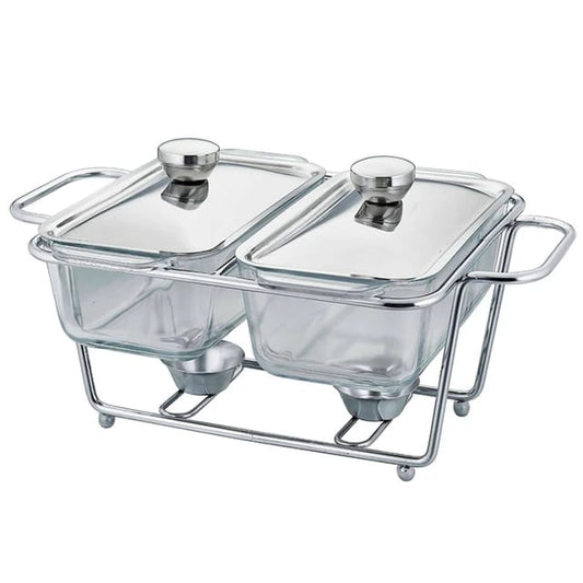 2Pc Rectangular chaffing dishes