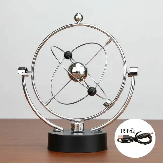 Earth Rotation Table Ball Rotating globe décor ball – GEM HOME