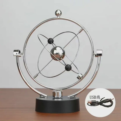 Rotating globe decor ball balance