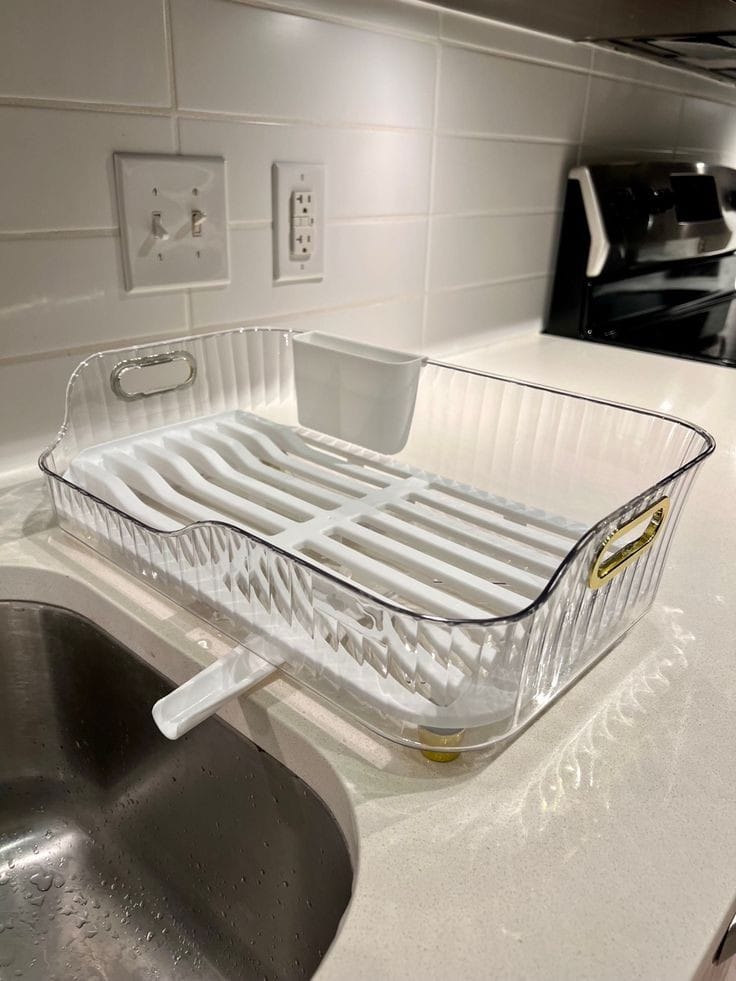 Acrylic dish rack