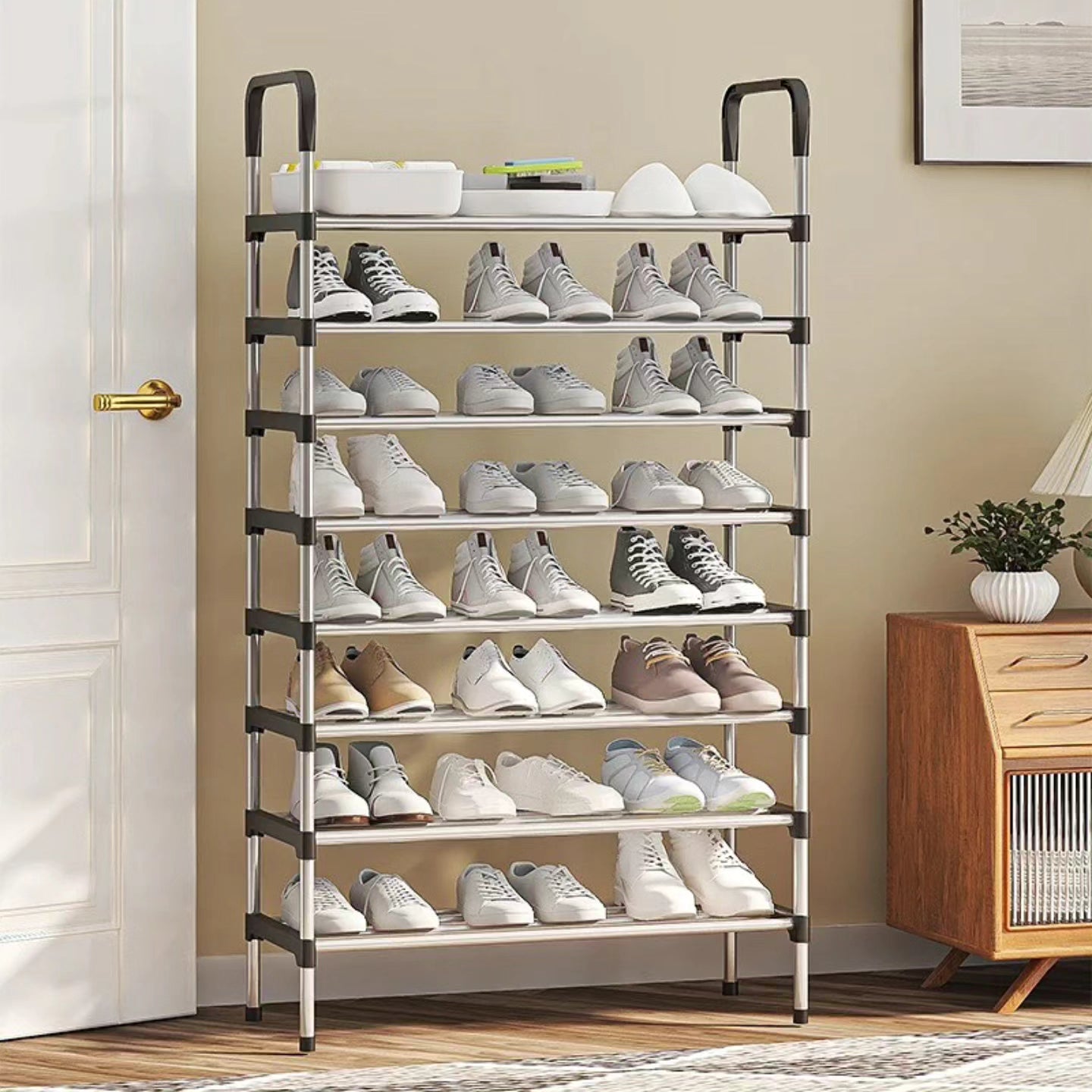 Metallic Shoerack