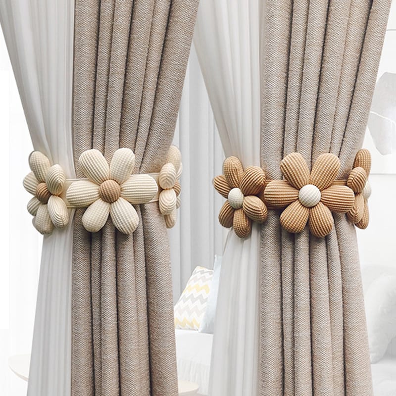 1pc Flower curtain tie back