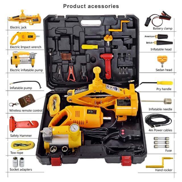 Electric car jack