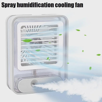 Desk spray portable standing fan with humidifier