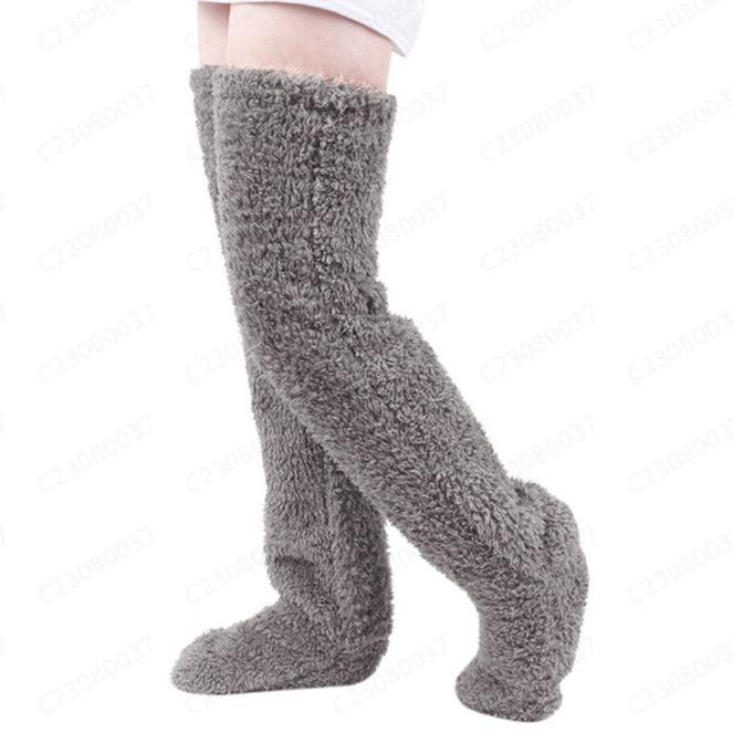 Warm long  winter thermal leg warmers