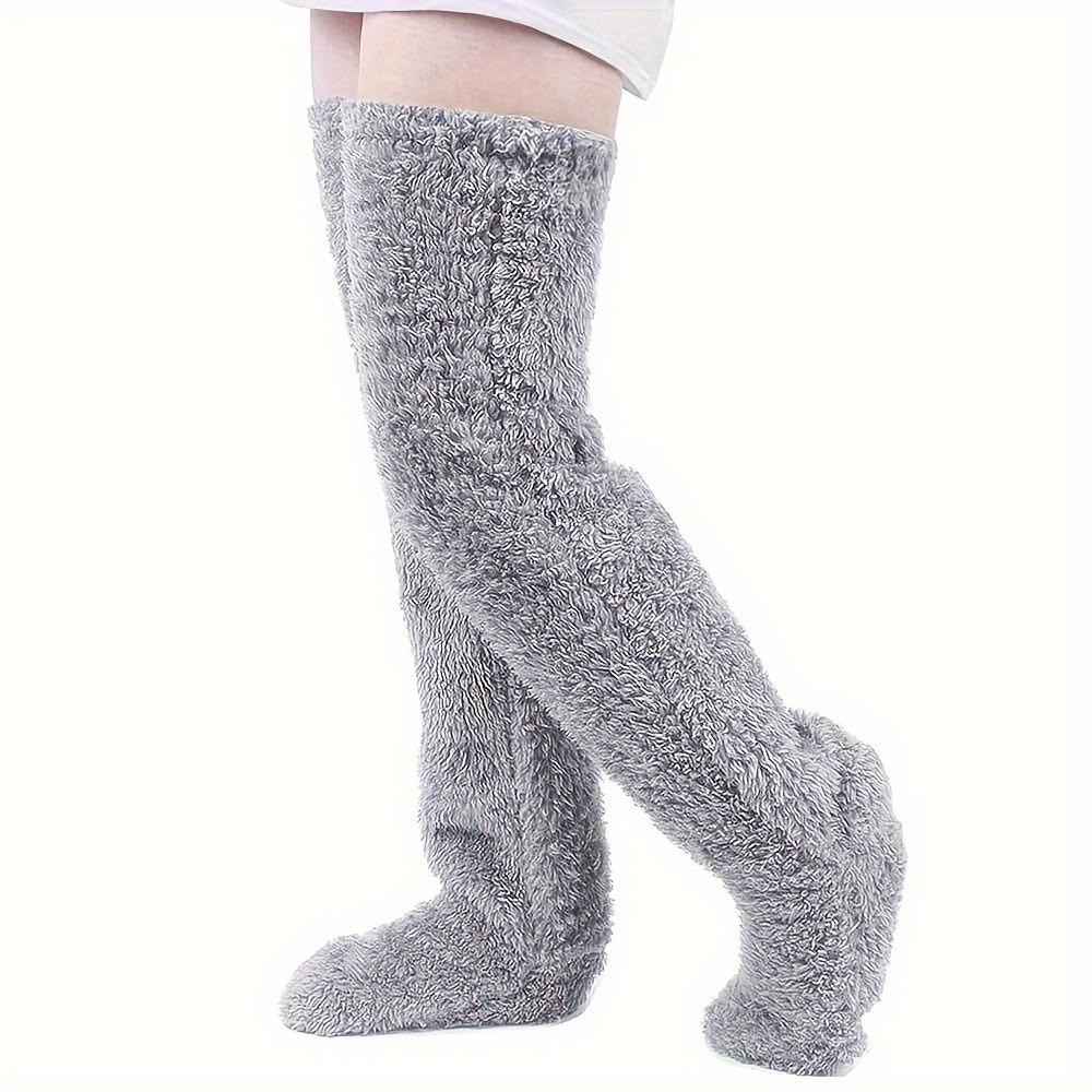 Warm long  winter thermal leg warmers