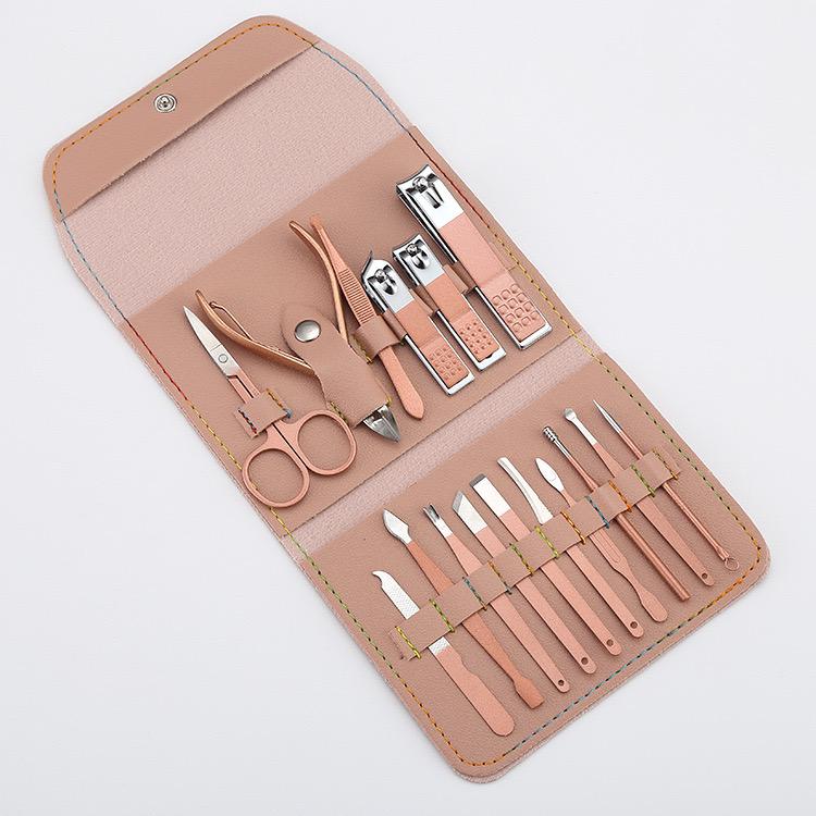 Manicure Set Decoration Nail 16Pcs Set BlackNov